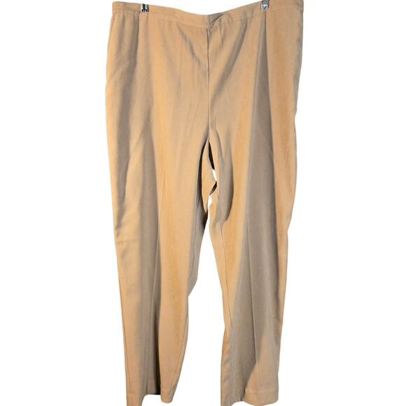 Alfred Dunner 18 Light Brown/Tan/Khaki Pull On Pants/Trousers [0461] - Picture 1 of 8